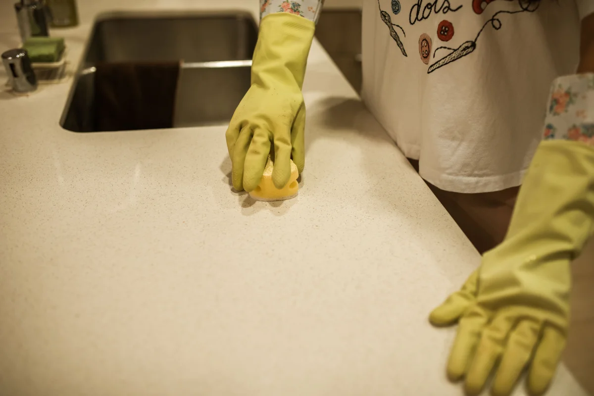 evening kitchen reset clean counter - Cozyner