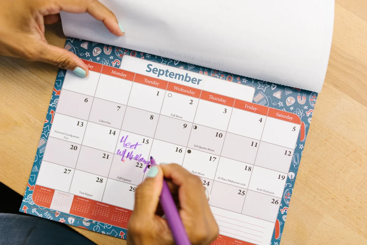 habit tracker calendar tick marks - Cozyner