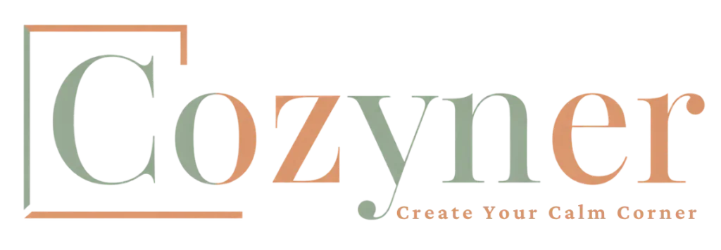 Cozyner home organization and lifestyle blog logo