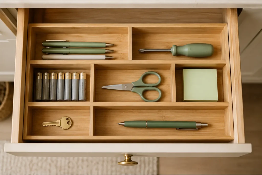 How to Organize a Junk Drawer (And Actually Keep It That Way)