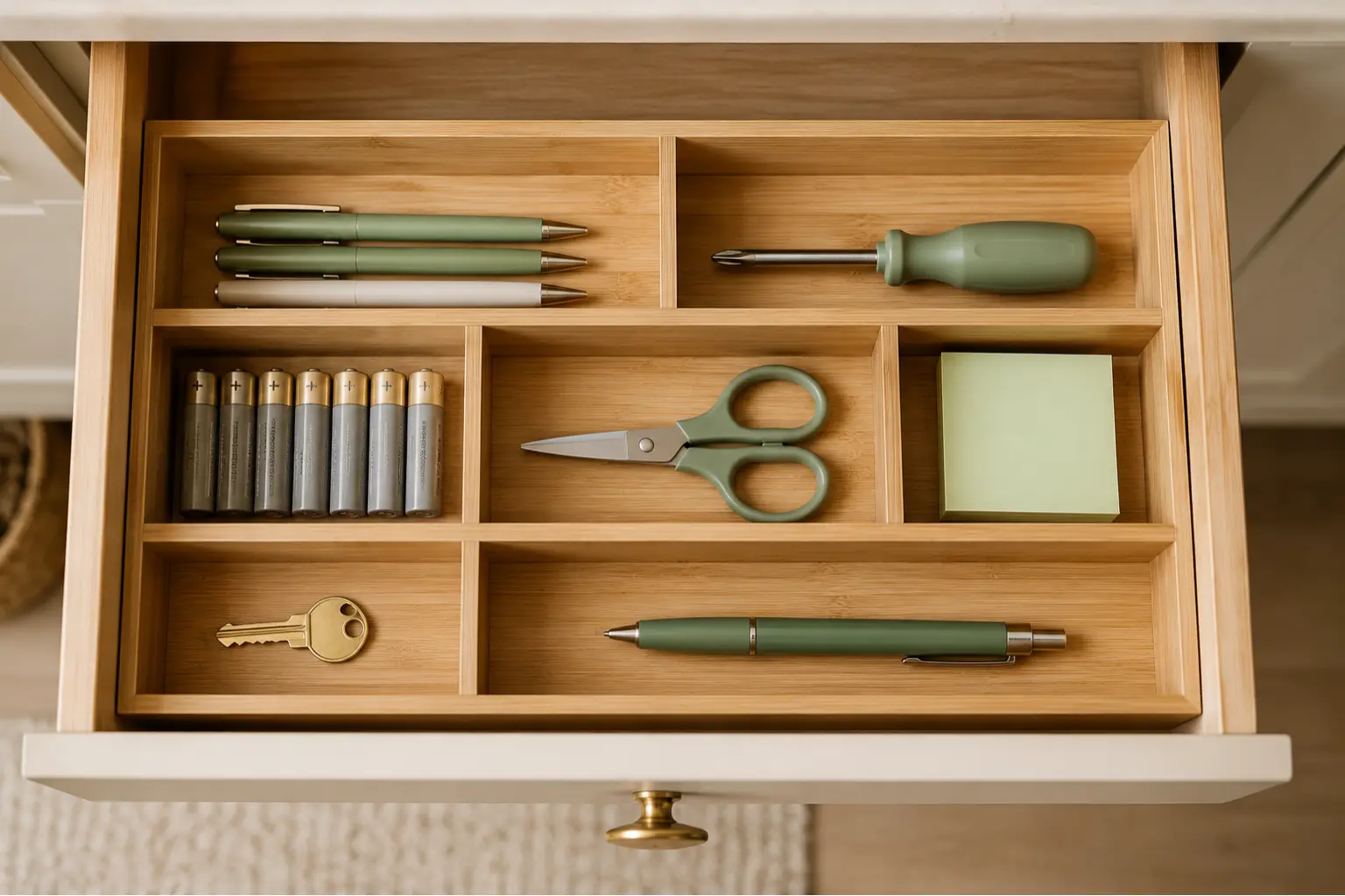 How to Organize a Junk Drawer (And Actually Keep It That Way)